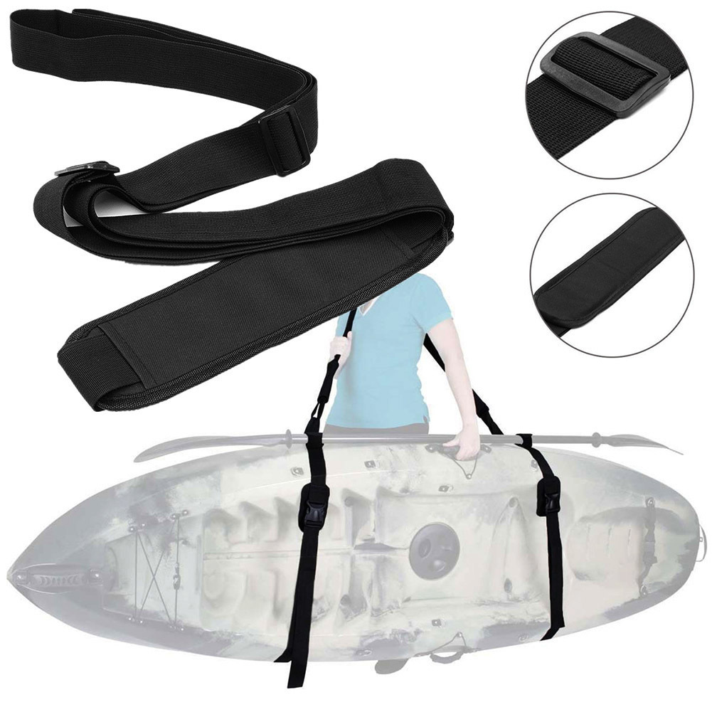 Fishing Kayak Paddle - Adjustable Surfboard Shoulder Carry Sling Stand
