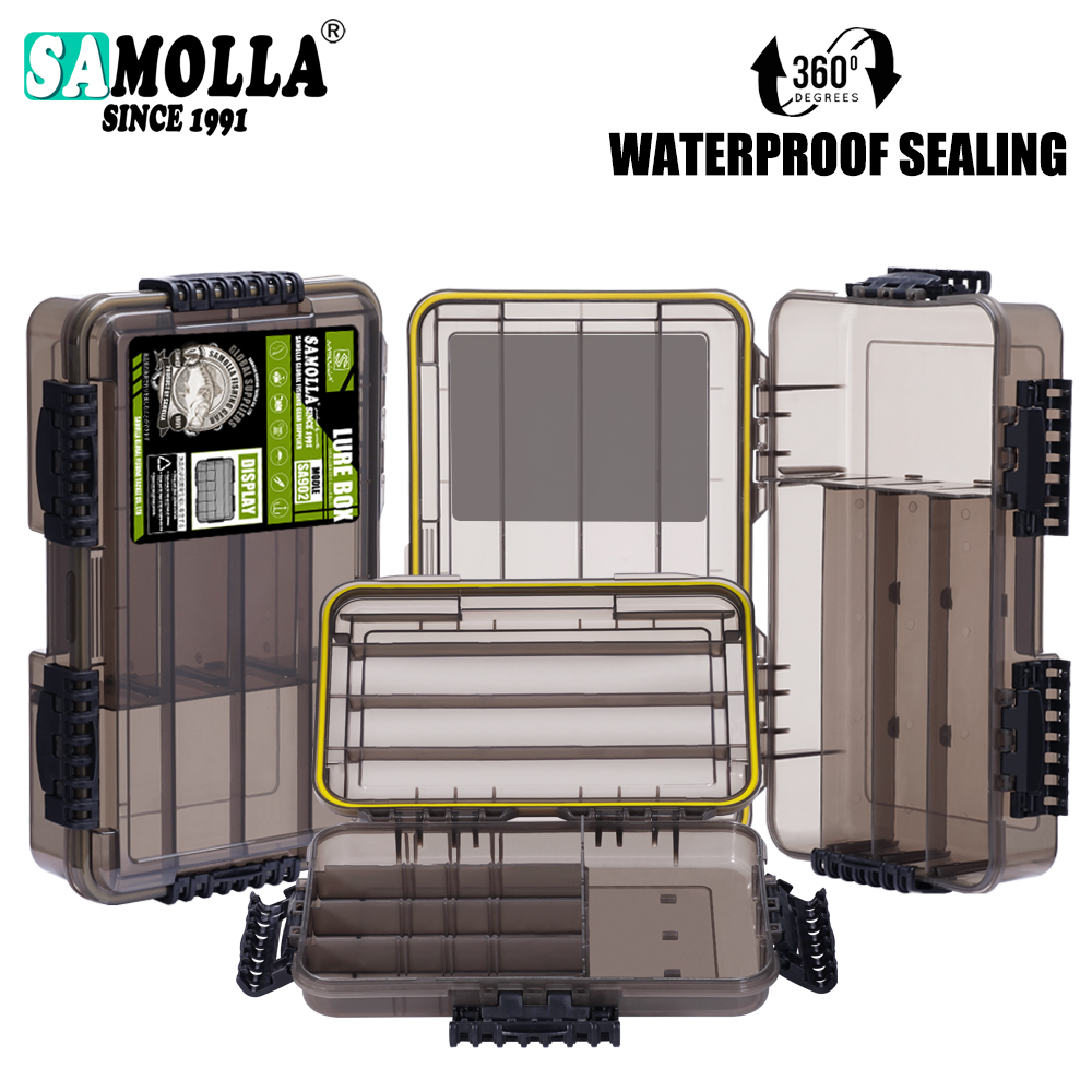 Fishing Kayak Crate - SAMOLLA New large Waterproof Fishing Tackle