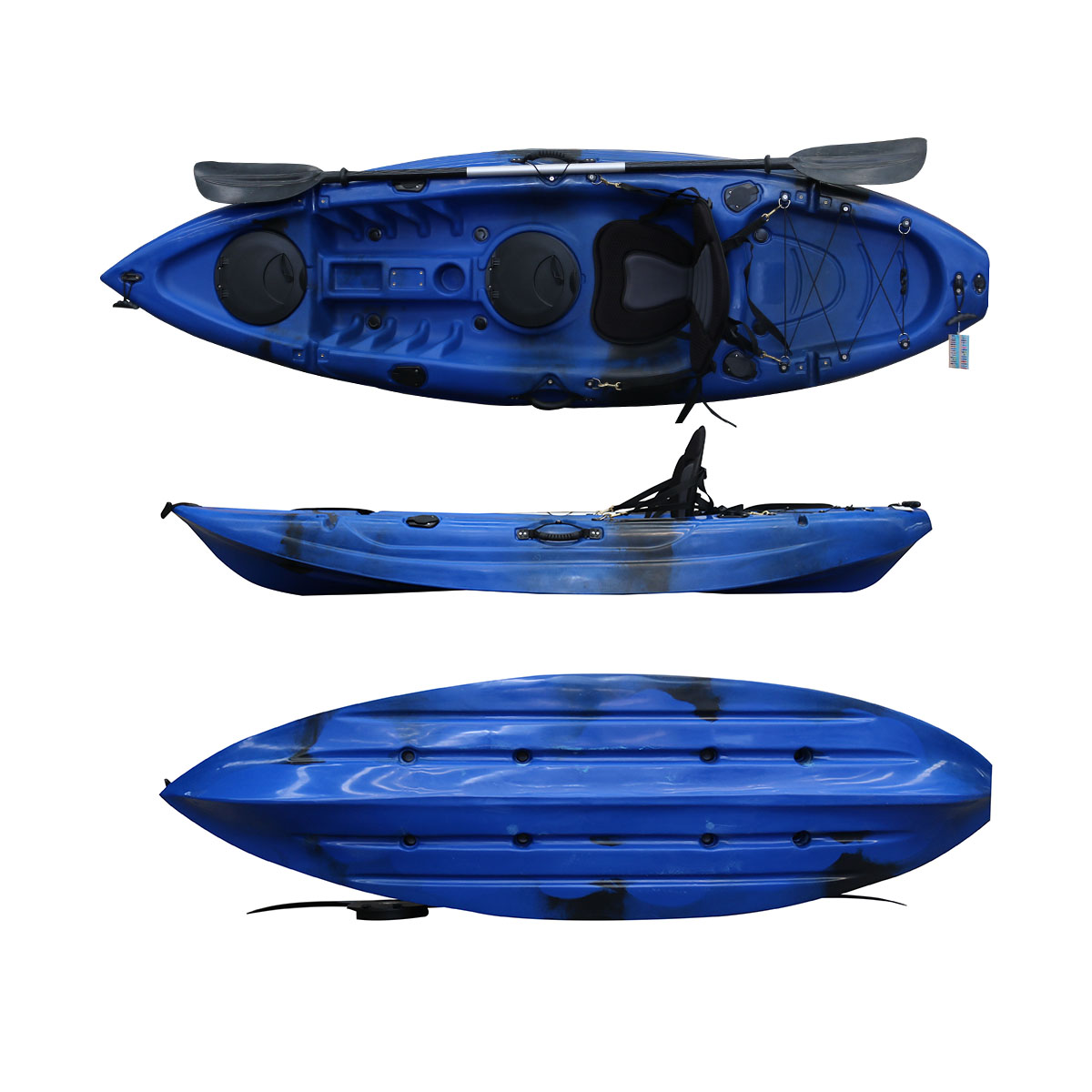 Fishing Kayak Sit In - Fishing Kayak Plastic Single Paddle Fishing