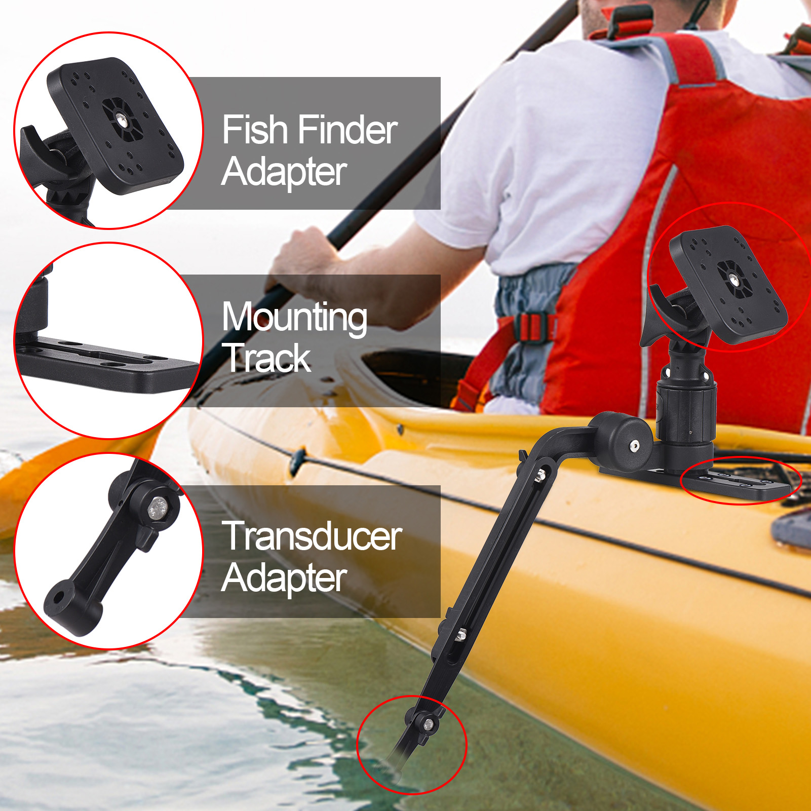 Kayak Fish Finder Mounting Pla - Fishing Kayak Fish Finder Mount incelemesi ve fiyatı