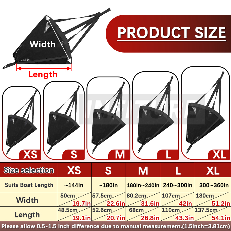 18-53'' Sea Drogue Anchor Floa - Fishing Kayak Anchor incelemesi ve fiyatı
