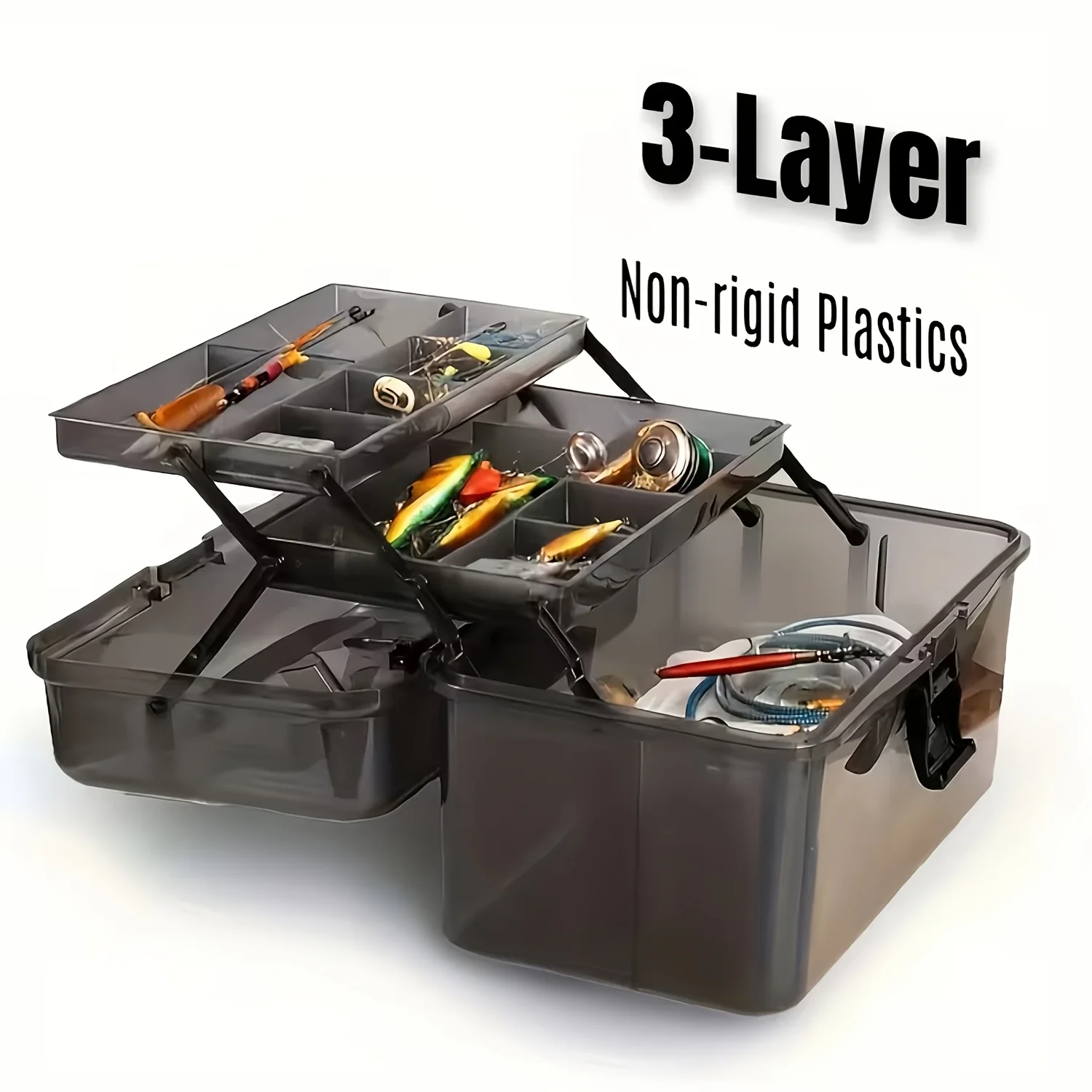Durable PE Fishing Gear Box |  - Fishing Kayak Crate incelemesi ve fiyatı