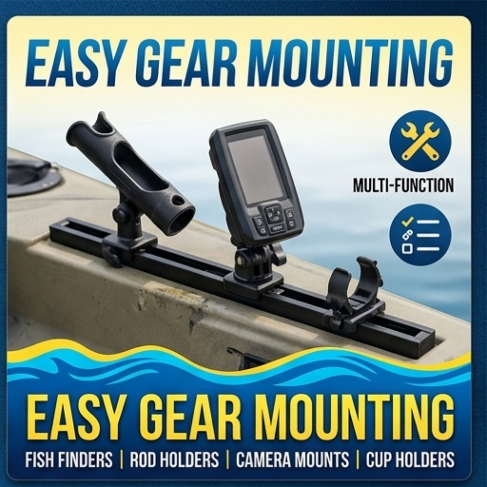 ABS Side Mount Kayak Slide Tra - Fishing Kayak Storage Bag incelemesi ve fiyatı