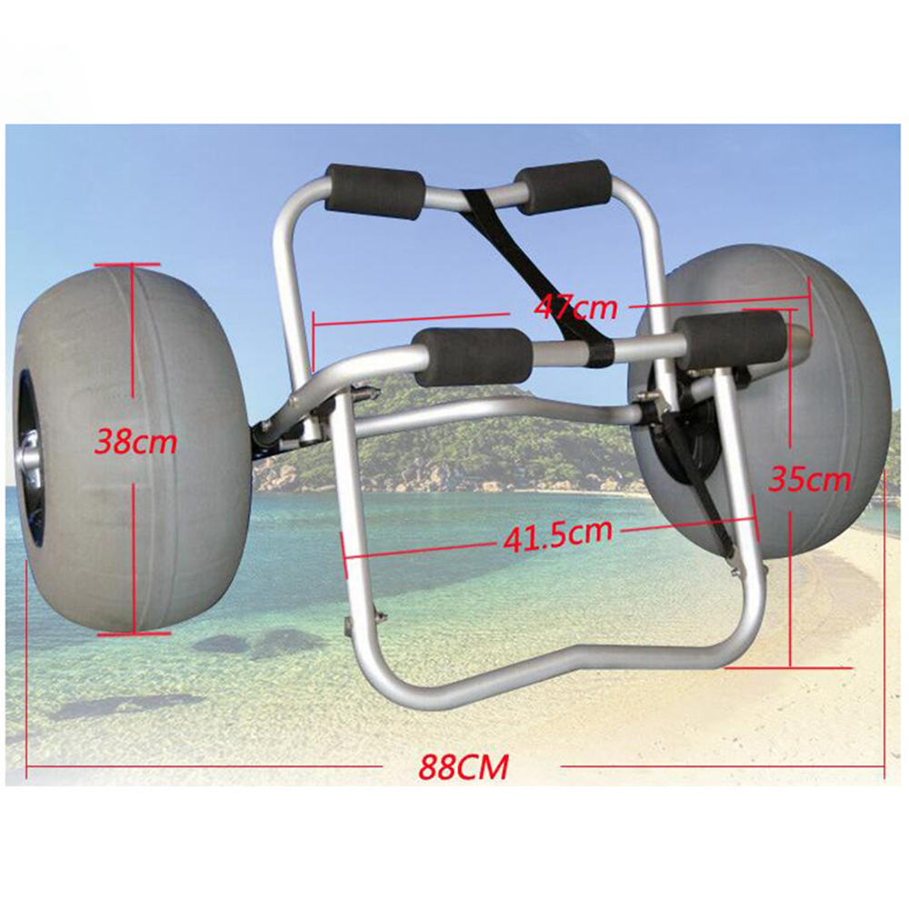 Inflatable Wide Wheel Canoe Bo - Fishing Kayak Cart incelemesi ve fiyatı