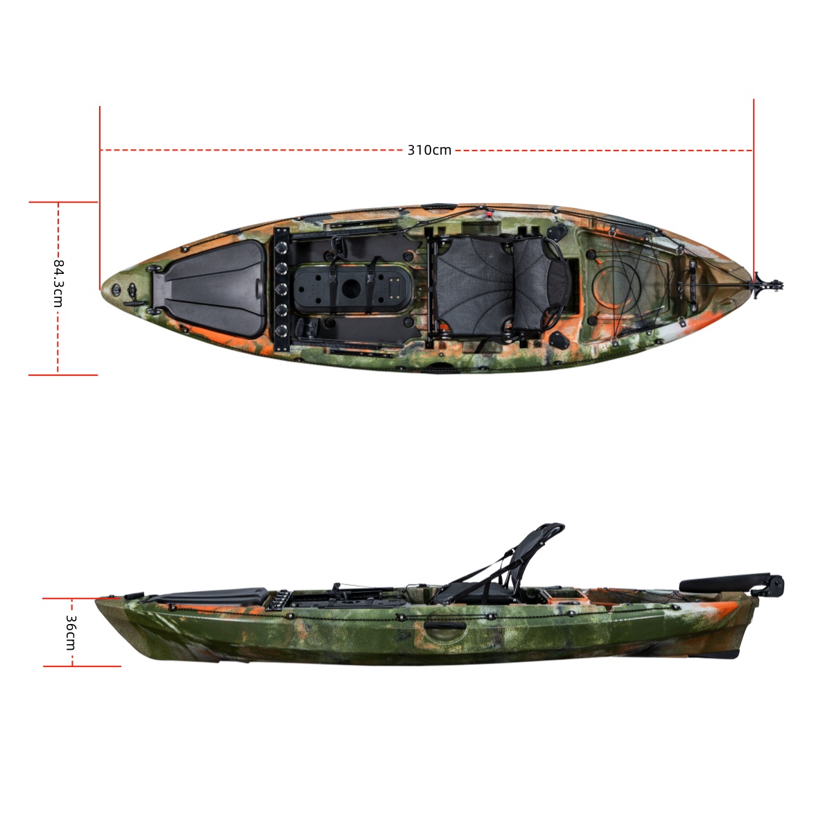 First-class Single Fishing Kay - Fishing Kayak Seat incelemesi ve fiyatı