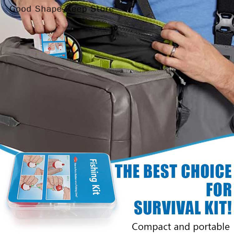 24Pcs Emergency Fishing Kit Po - Fishing Kayak Cart incelemesi ve fiyatı